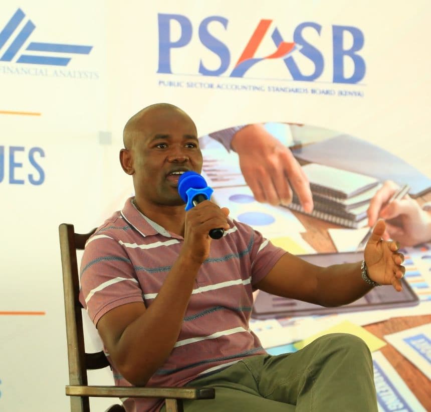 Fredrick Riaga, the chief executive officer of the Public Sector Accounting Standards Board. Image: BDA.