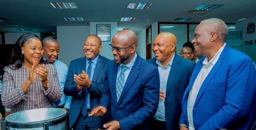 Tanzanian officials during the launch of the auction on 13/11/2023. Image: courtesy (Bodi ya Chai Tanzania).
