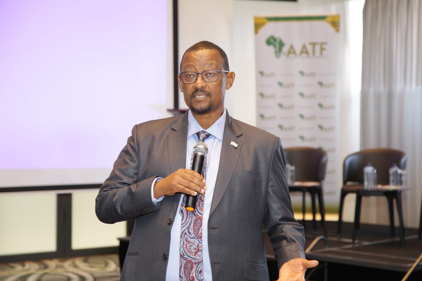 Dr Canisius Kanangire, executive director of AATF. Photo (courtesy).