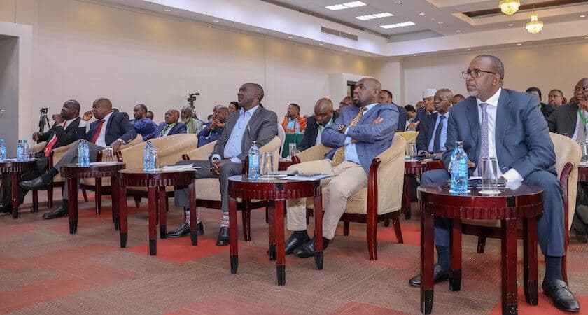 Officials during the World Animal Protection breakfast in Nairobi. Photo (courtesy).