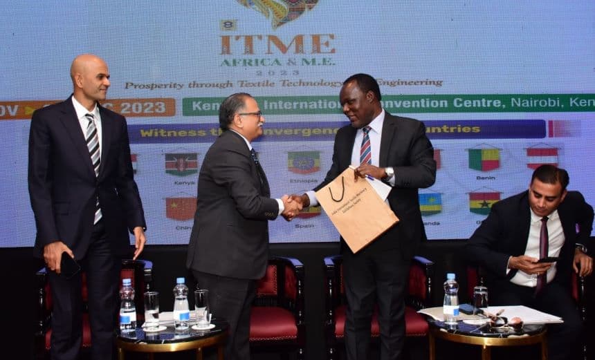 PS Industrialisation Dr Mukwhana and officials from ITME. Image: courtesy.