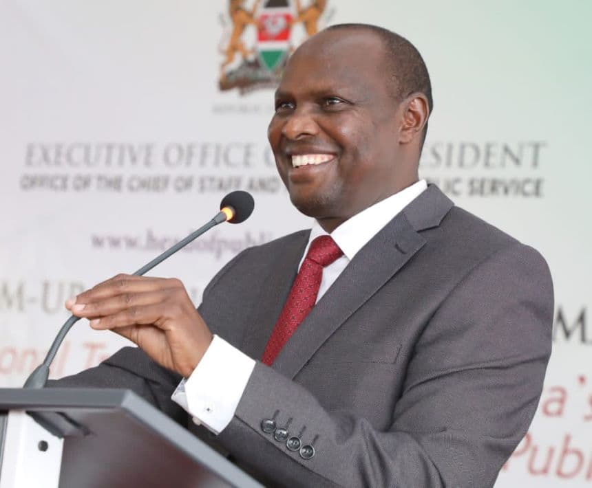 Head of Public Service Felix Koskei. Image: courtesy.