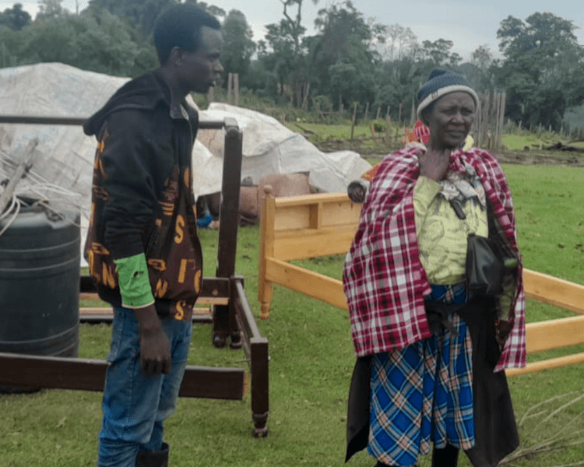A section of Ogiek community being evicted. Image: courtesy.